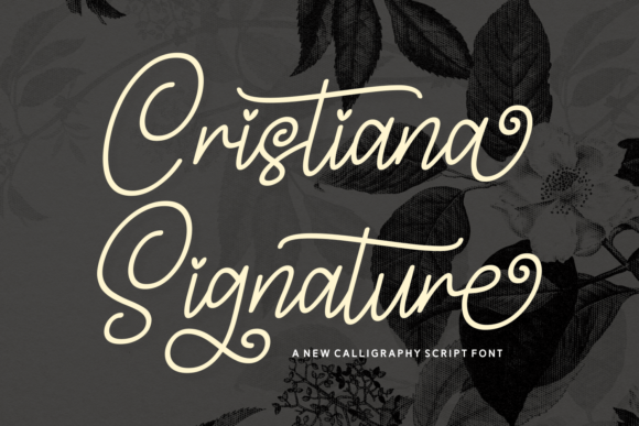 Cristiana Signature Font - Featured Image