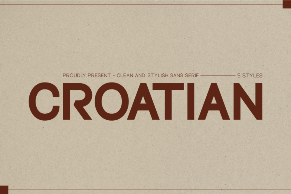 Croatian Font - Featured Image