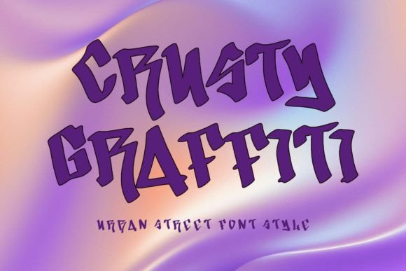 Crusty Graffiti Font - Featured Image