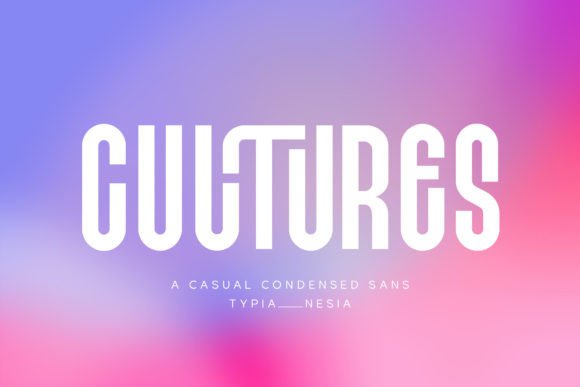 Cultures Font - Featured Image