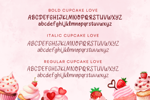 Cupcake Love Font - Featured Image
