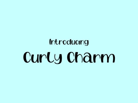 Curly Charm Font - Featured Image