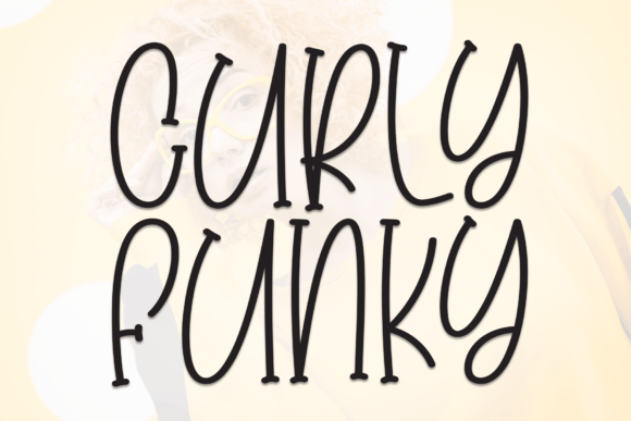 Curly Funky Font - Featured Image