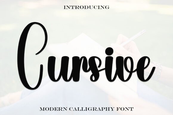 Cursive Font - Featured Image
