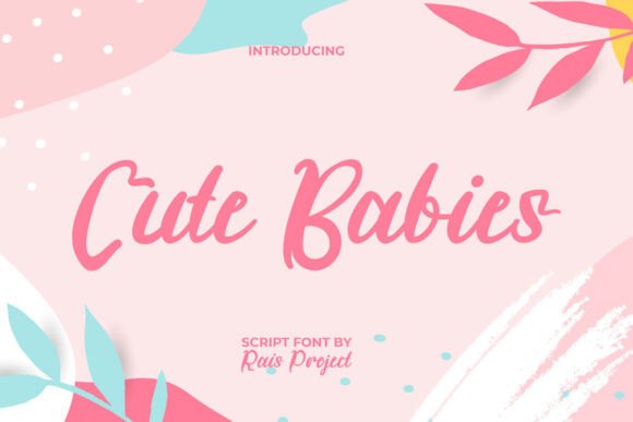 Cute Babies Font - Featured Image