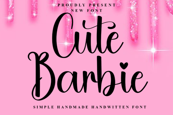 Cute Barbie Font - Featured Image