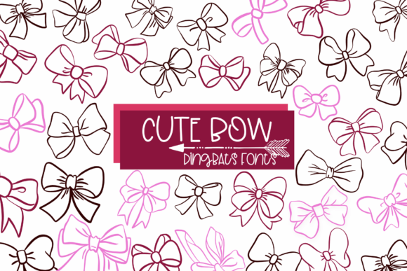 Cute Bow Font - Featured Image