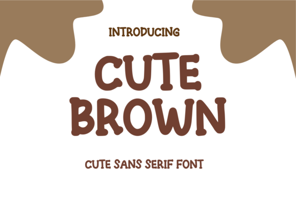 Cute Brown Font - Featured Image