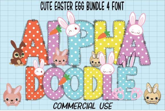 Cute Easter Egg Font - Featured Image