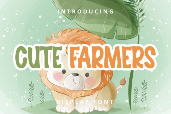 Cute Farmers Font - Featured Image