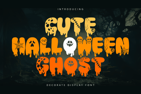 Cute Halloween Ghost Font - Featured Image