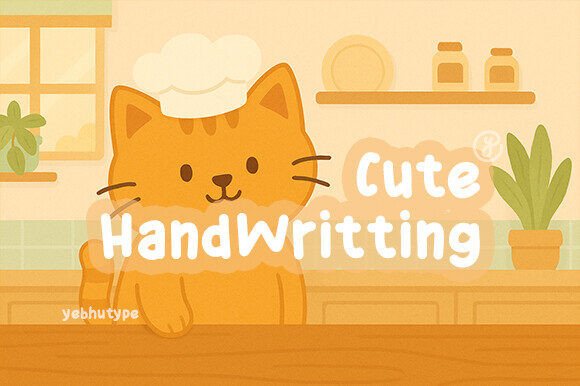 Cute Handwriting Font - Featured Image