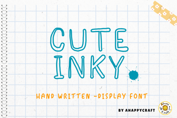 Cute Inky Font - Featured Image