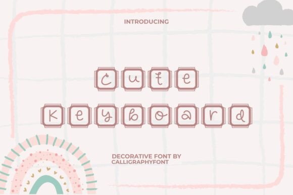 Cute Keyboard Font - Featured Image