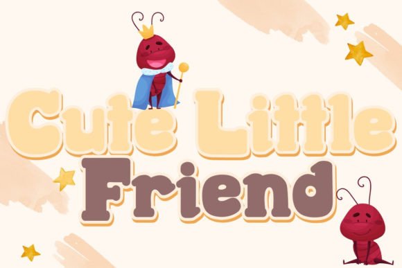 Cute Little Friend Font - Featured Image