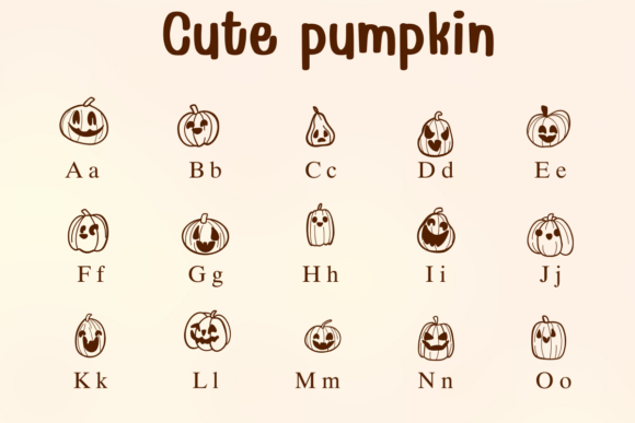 Cute Pumpkin Font - Featured Image