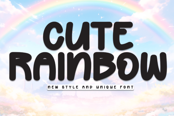 Cute Rainbow Font - Featured Image