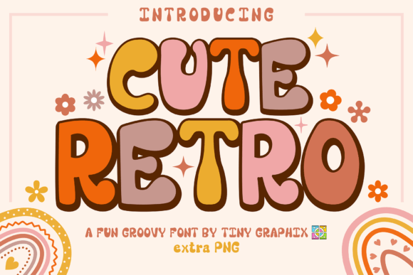 Cute Retro Font - Featured Image