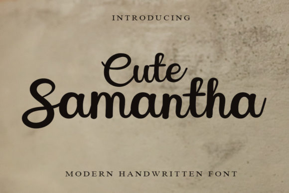 Cute Samantha Font - Featured Image