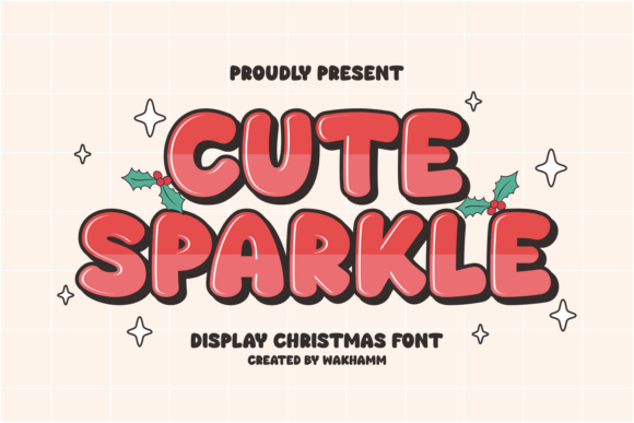 Cute Sparkle Font - Featured Image