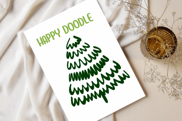 Cute Tree Christmas Font - Featured Image