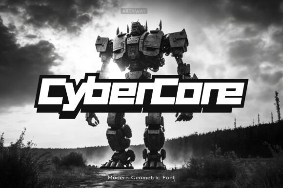 Cybercore Font - Featured Image