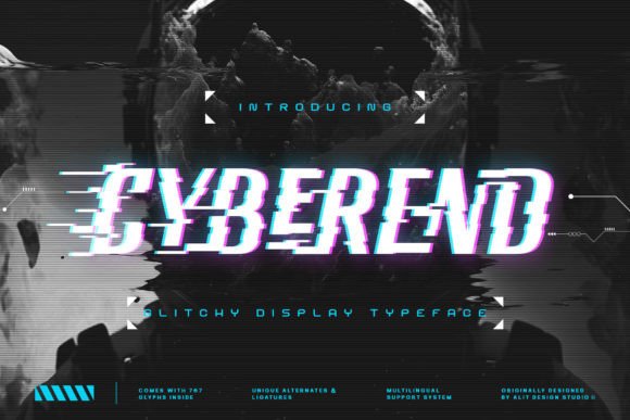 Cyberend Font - Featured Image