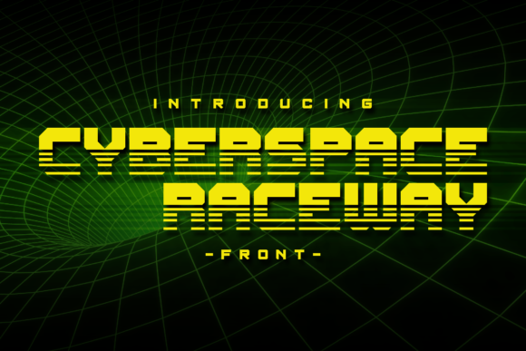 Cyberspace Raceway Font - Featured Image