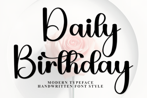 Daily Birthday Font - Featured Image