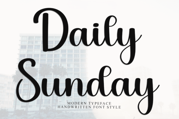 Daily Sunday Font - Featured Image