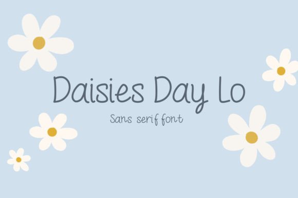 Daisies Day Lo Font - Featured Image