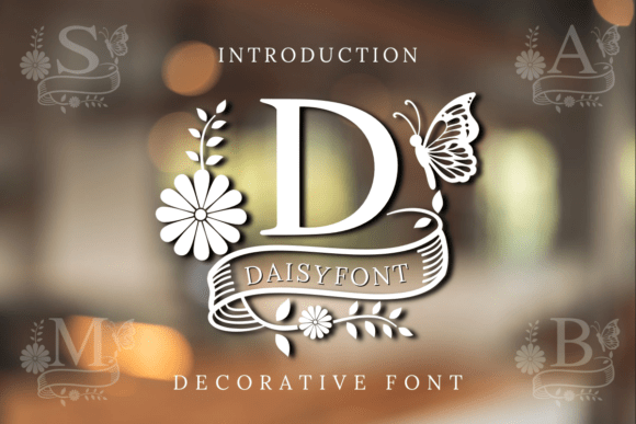 Daisy Monogram Font - Featured Image
