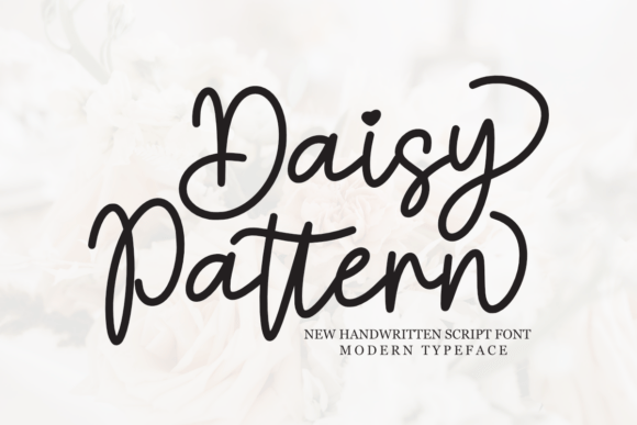 Daisy Pattern Font - Featured Image