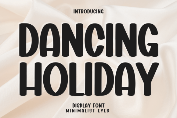 Dancing Holiday Font - Featured Image