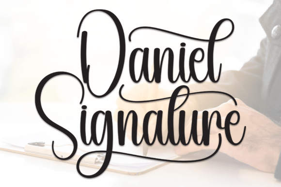 Daniel Signature Font - Featured Image