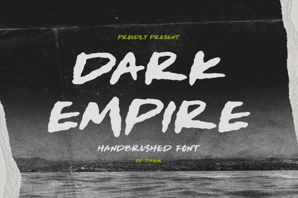 Dark Empire Font - Featured Image