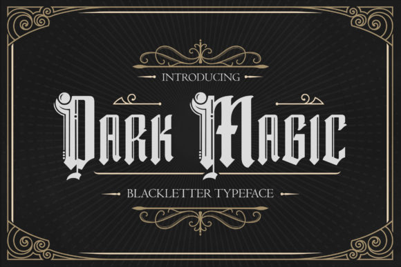 Dark Magic Font - Featured Image