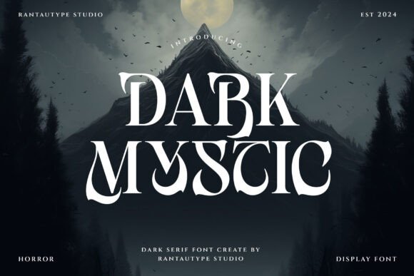 Dark Mystic Font - Featured Image