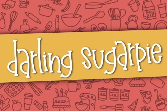 Darling Sugarpie Font - Featured Image