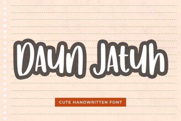 Daun Jatuh Font - Featured Image