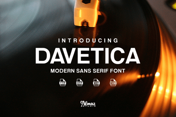 Davetica Font - Featured Image