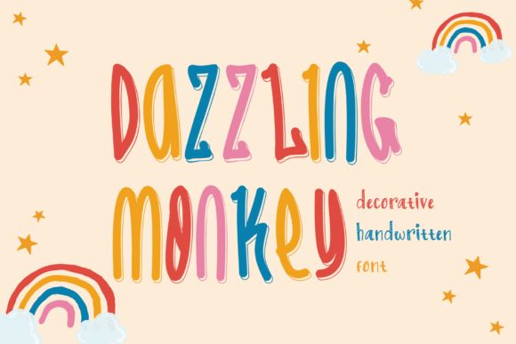 Dazzling Monkey Font - Featured Image