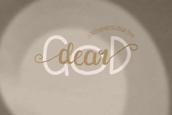 Dear God Duo Font - Featured Image