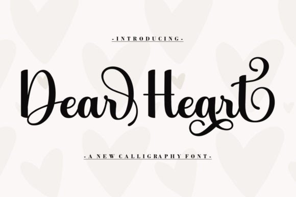 Dear Heart Font - Featured Image