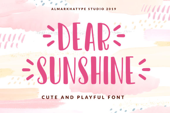 Dear Sunshine Font - Featured Image