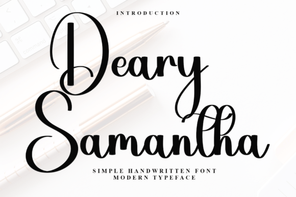 Deary Samantha Font - Featured Image