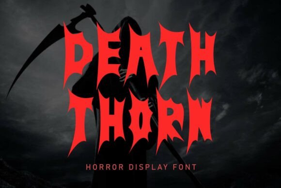 Death Thorn Font - Featured Image