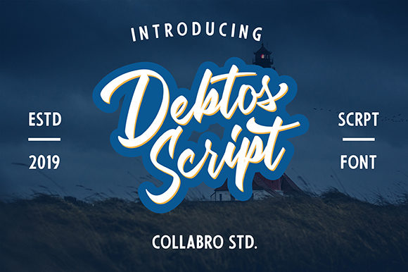 Debtos Script Font - Featured Image