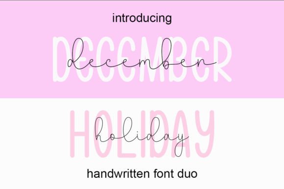 December Holiday Font - Featured Image