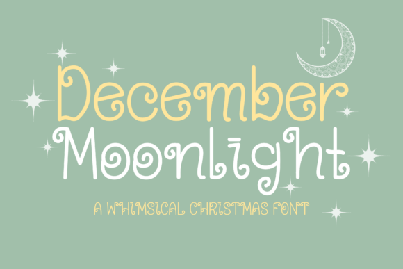 December Moonlight Font - Featured Image
